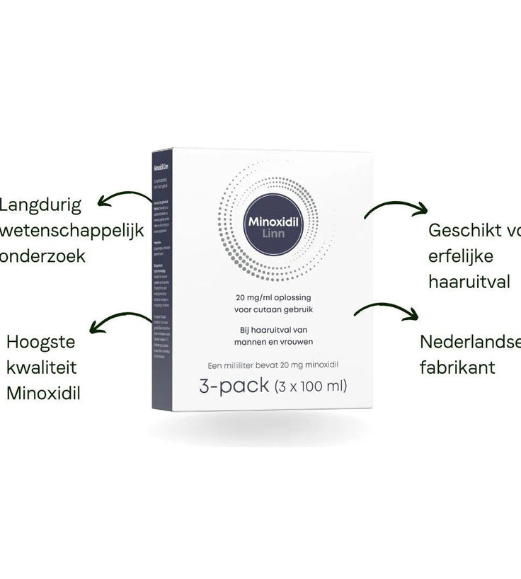 Linn Minoxidil 2% 3-pack (3x100ml)