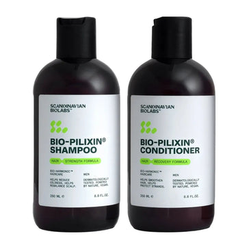 Scandinavian Biolabs shampoo + conditioner voor mannen combinatiepakket Scandinavian Biolabs shampoo + conditioner voor mannen combinatiepakket