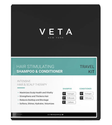 Veta shampoo + conditioner reisverpakking Veta shampoo + conditioner reisverpakking