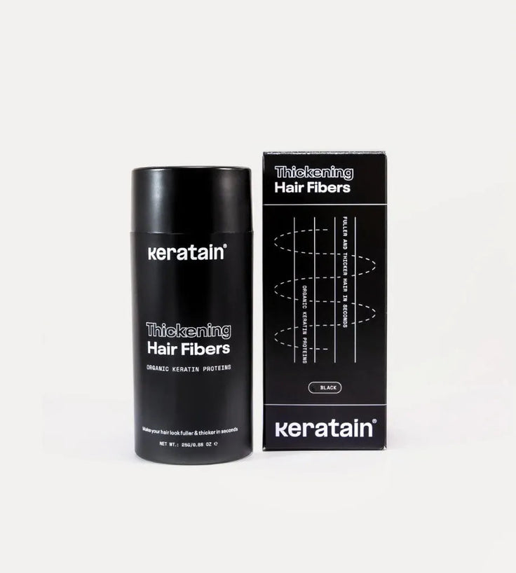 Keratain haarvezels - Zwart (25 gr)