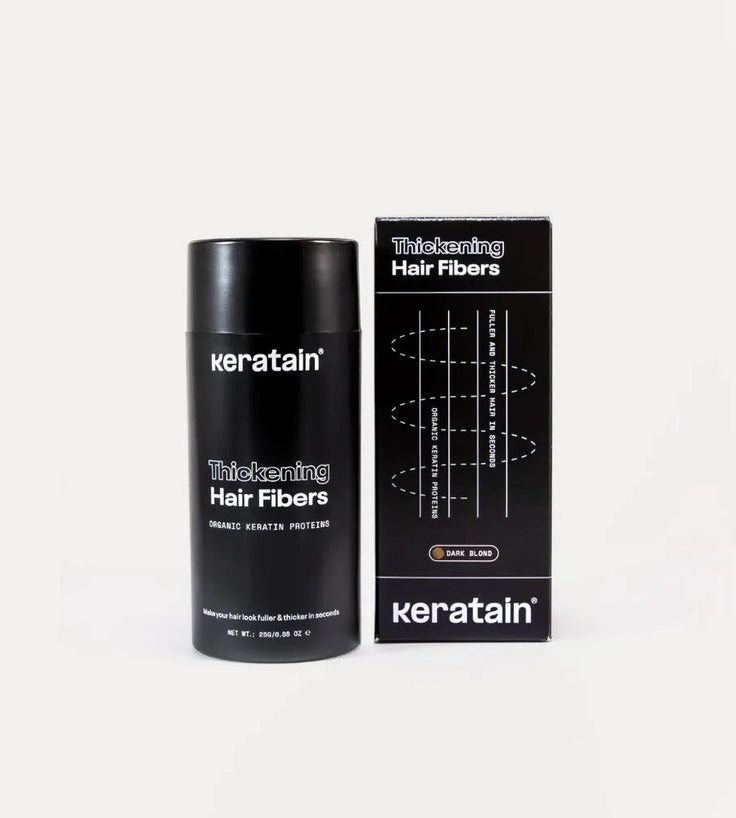 Keratain haarvezels - Donkerblond (25 gr)