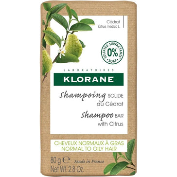 Klorane shampoobar Cederappel - vet haar (80 gr) Klorane shampoobar Cederappel - vet haar (80 gr)