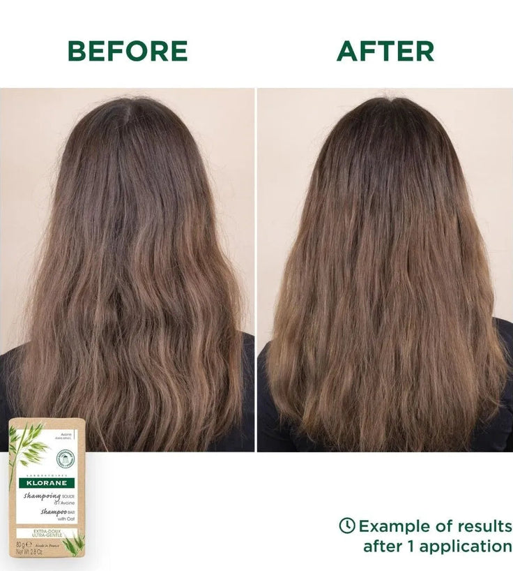 Klorane shampoobar Haver - normaal haar (80 gr)