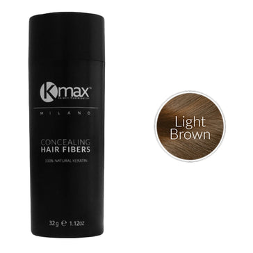 Kmax keratine haarvezels - Lichtbruin (32 gr) Kmax keratine haarvezels - Lichtbruin (32 gr)
