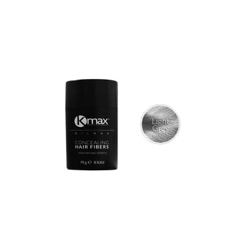 Kmax keratine haarvezels - Lichtgrijs (15 gr) Kmax keratine haarvezels - Lichtgrijs (15 gr)