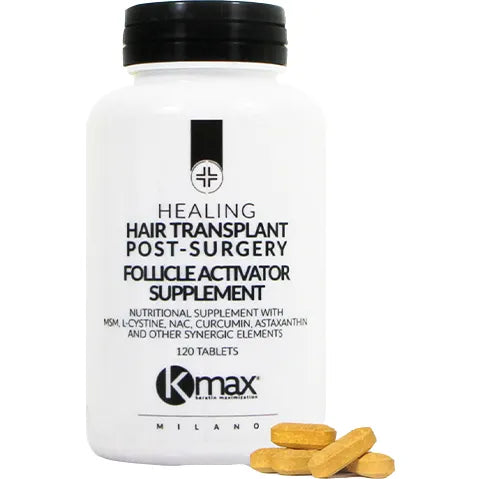 Kmax hair transplant follicle activator supplement