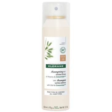 Klorane droogshampoo alle haartypes Havermelk - donker haar (150 ml) Klorane droogshampoo alle haartypes Havermelk - donker haar (150 ml)