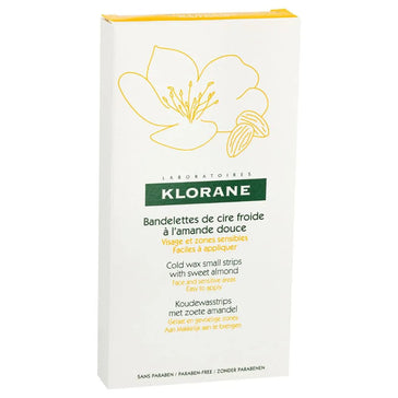 Klorane koude wax strips ontharing - gelaat & gevoelige zones Klorane koude wax strips ontharing - gelaat & gevoelige zones