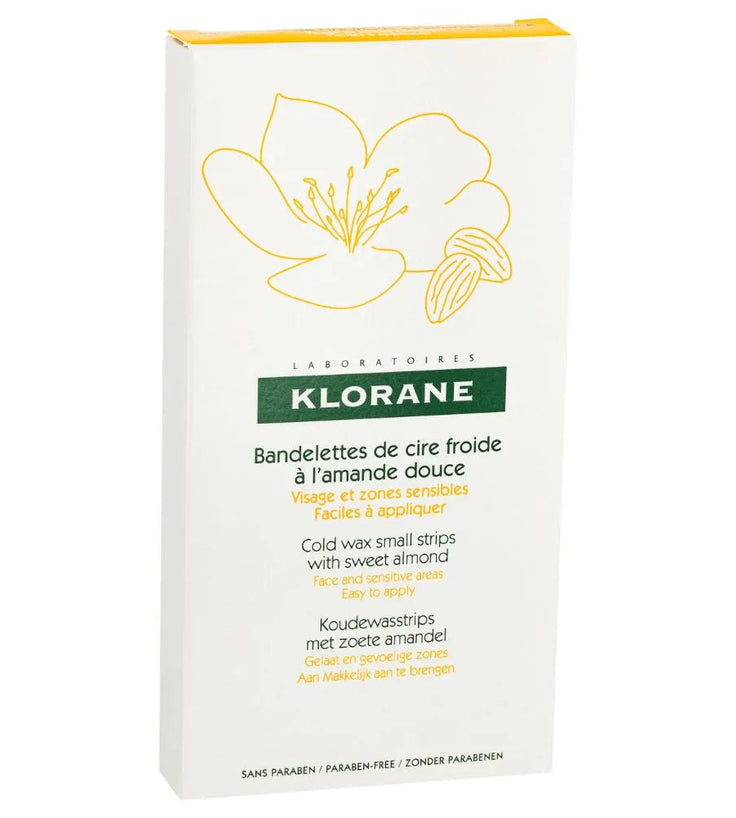Klorane koude wax strips ontharing - gelaat & gevoelige zones