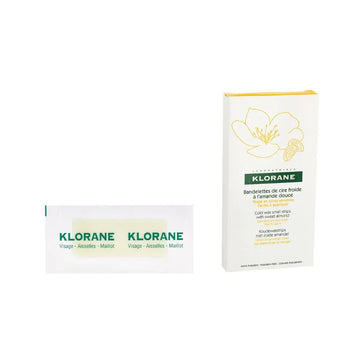 Klorane koude wax strips ontharing - gelaat & gevoelige zones Klorane koude wax strips ontharing - gelaat & gevoelige zones