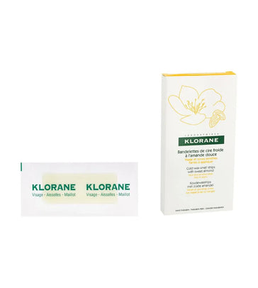 Klorane koude wax strips ontharing - gelaat & gevoelige zones Klorane koude wax strips ontharing - gelaat & gevoelige zones