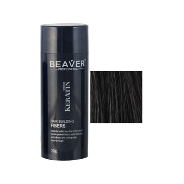 Beaver keratine haarvezels - Zwart (28 gr) Beaver keratine haarvezels - Zwart (28 gr)