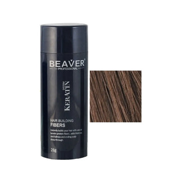Beaver keratine haarvezels - Medium bruin (28 gr) Beaver keratine haarvezels - Medium bruin (28 gr)