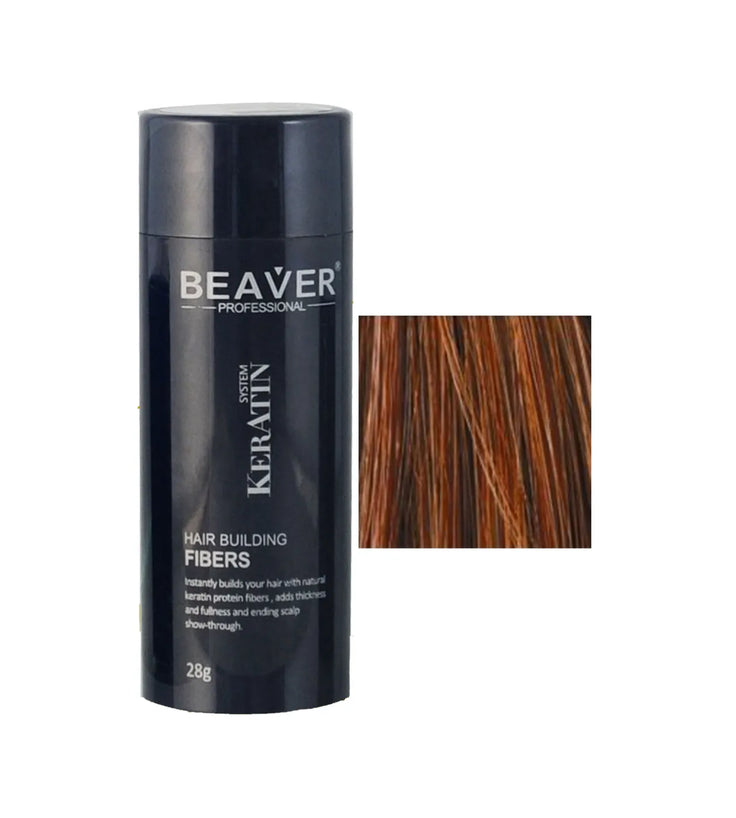 Beaver keratine haarvezels - Kastanjebruin (28 gr)