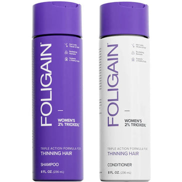 Foligain shampoo + conditioner voor vrouwen combinatiepakket (236 ml) Foligain shampoo + conditioner voor vrouwen combinatiepakket (236 ml)