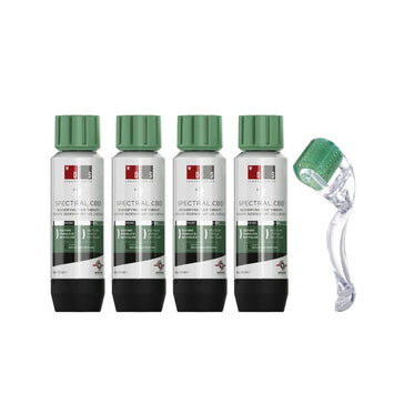 4x Spectral.CBD lotion + gratis dermaroller 4x Spectral.CBD lotion + gratis dermaroller