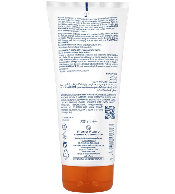 Ducray Anaphase+ shampoo + conditioner (200 ml)