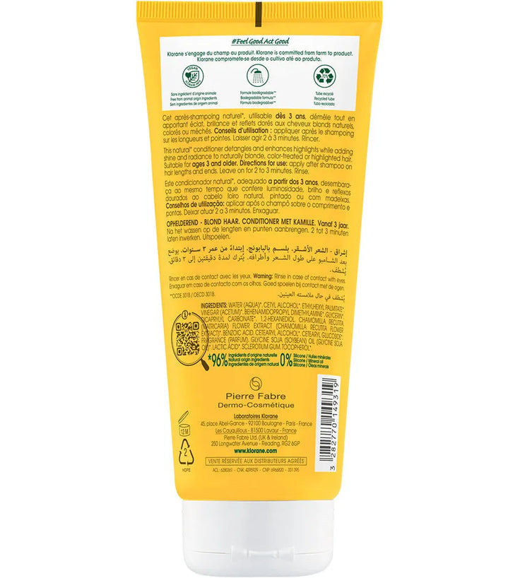 Klorane conditioner voor blonde highlights Kamille (200 ml)