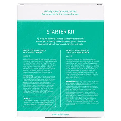 Neofollics shampoo + conditioner starter kit