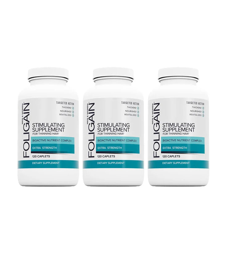 Foligain hair growth capsules (3-pack)