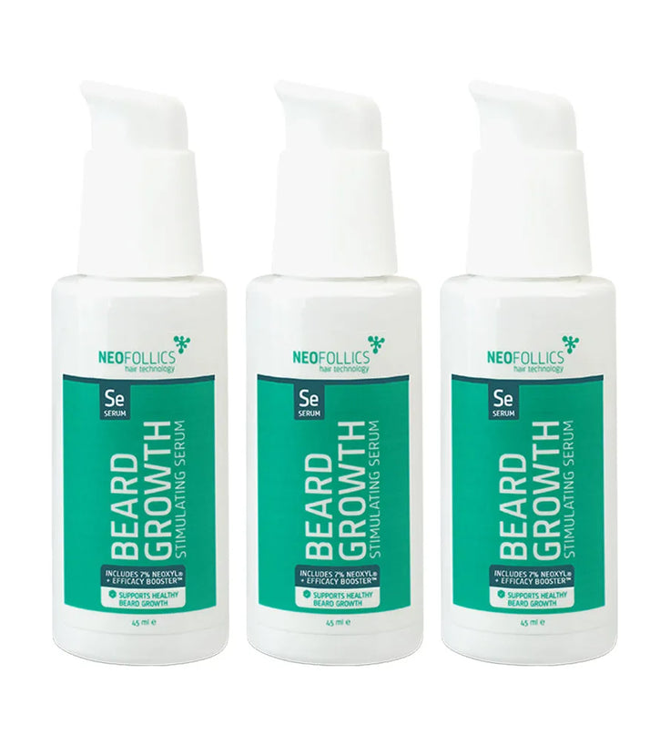 Neofollics beard growth serum (3-pack)