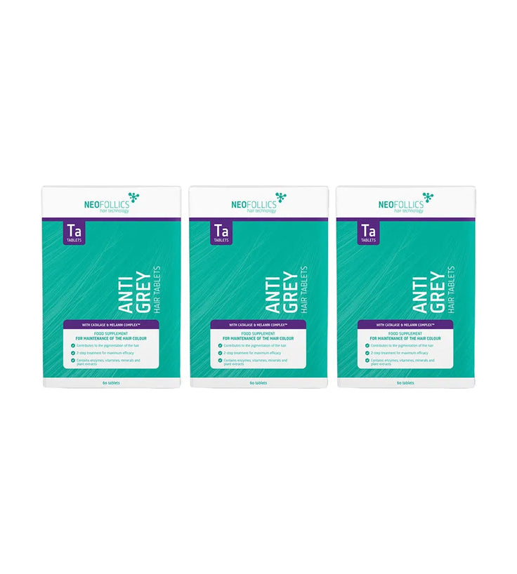Neofollics anti-grey hair tablets (3-pack)