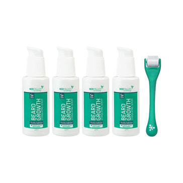 4x Neofollics beard growth serum + free beard roller 4x Neofollics beard growth serum + free beard roller