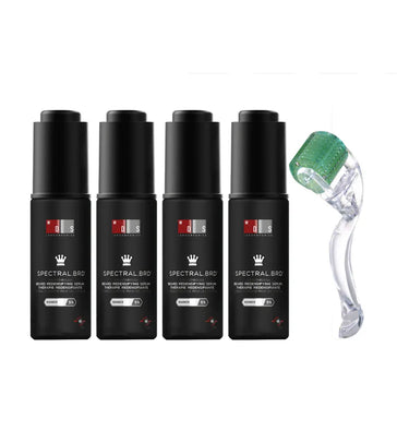 4x Spectral.BRD serum + free beard roller 4x Spectral.BRD serum + free beard roller