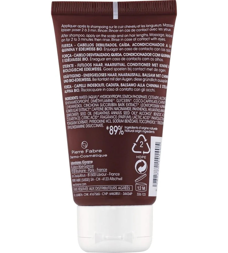 Klorane anti-hair loss shampoo + conditioner