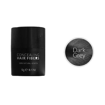 Kmax keratin hair fibers - Dark grey (5 gr) Kmax keratine haarvezels - Donkergrijs (5 gr)