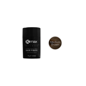 Kmax keratin hair fibers - Medium brown (15 gr) Kmax keratine haarvezels - Medium bruin (15 gr)