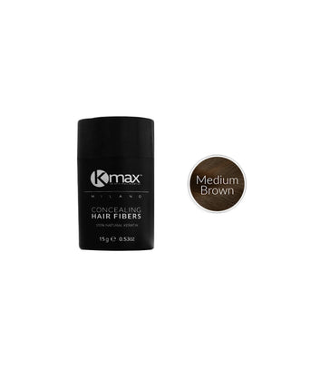 Kmax keratin hair fibers - Medium brown (15 gr) Kmax keratine haarvezels - Medium bruin (15 gr)