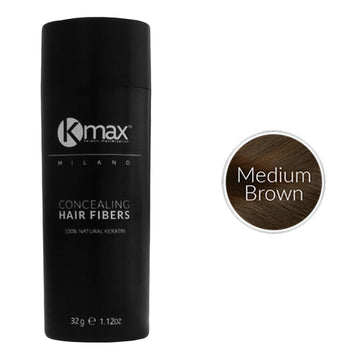 Kmax keratin hair fibers - Medium brown (32 gr) Kmax keratine haarvezels - Medium bruin (32 gr)