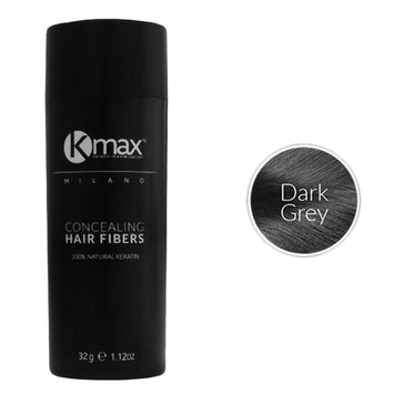 Kmax keratin hair fibers - Dark grey (32 gr) Kmax keratine haarvezels - Donkergrijs (32 gr)