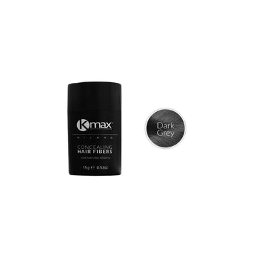Kmax keratin hair fibers - Dark grey (15 gr) Kmax keratine haarvezels - Donkergrijs (15 gr)