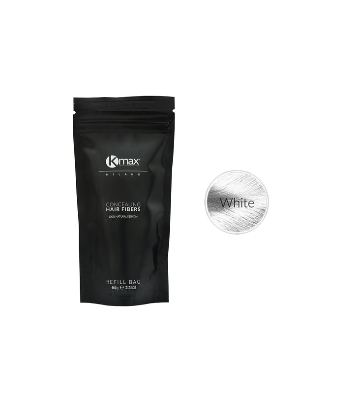 Kmax keratine haarvezels - Wit (64 gr)