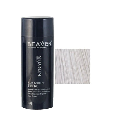 Beaver keratin hair building fibers - White (28 gr) Beaver keratine haarvezels - Wit (28 gr)