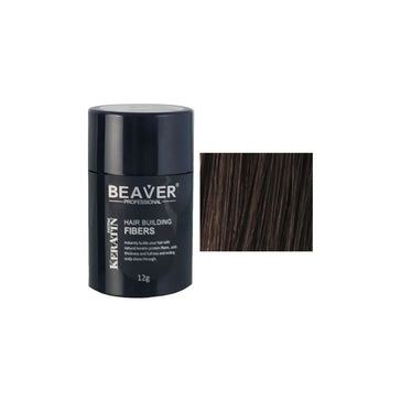 Beaver keratine haarvezels - Donkerbruin (12 gr)