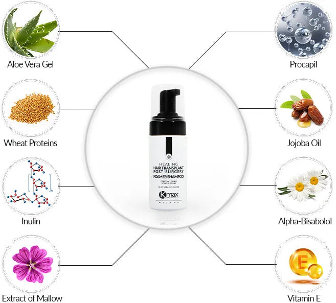 Kmax hair transplant foamer shampoo