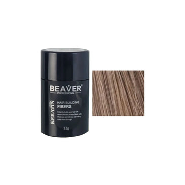 Beaver keratine haarvezels - Lichtbruin (12 gr)