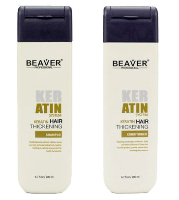 Beaver keratine shampoo + conditioner combinatiepakket
