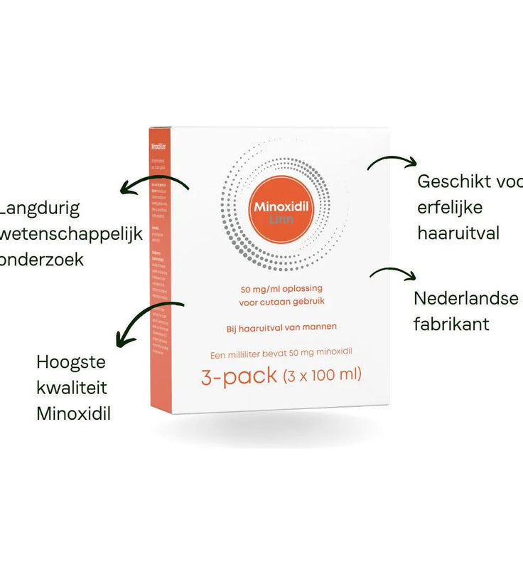 Linn Minoxidil 5% 3-pack (3x100ml)