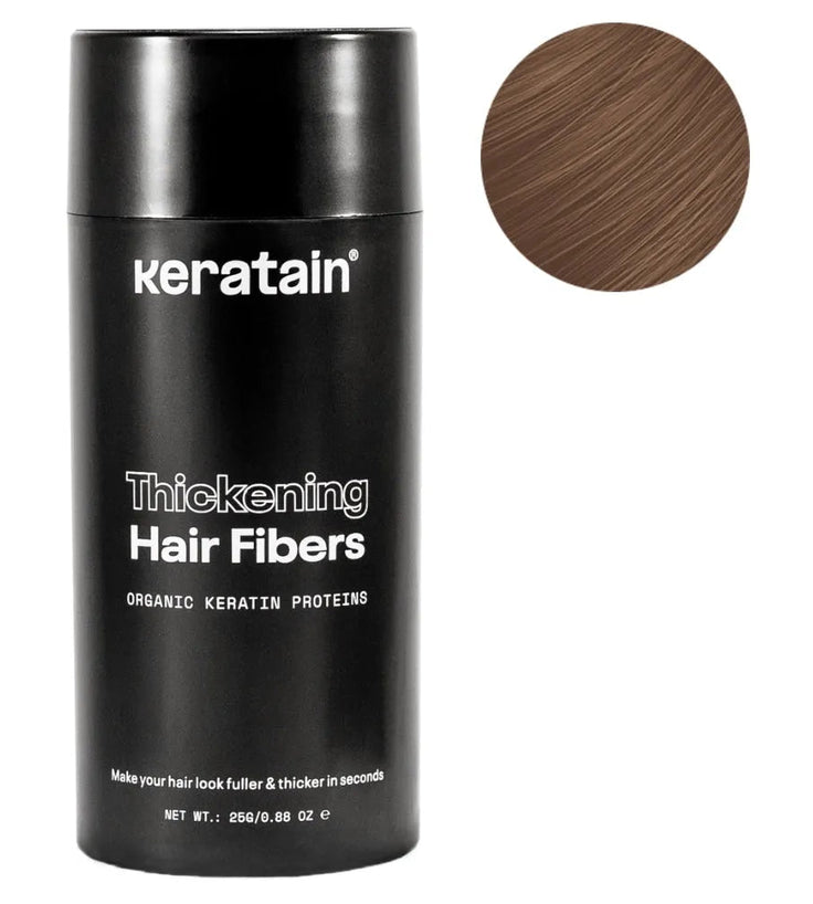 Keratain haarvezels - Lichtbruin (25 gr)