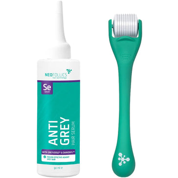 Neofollics anti-grey serum + scalp roller