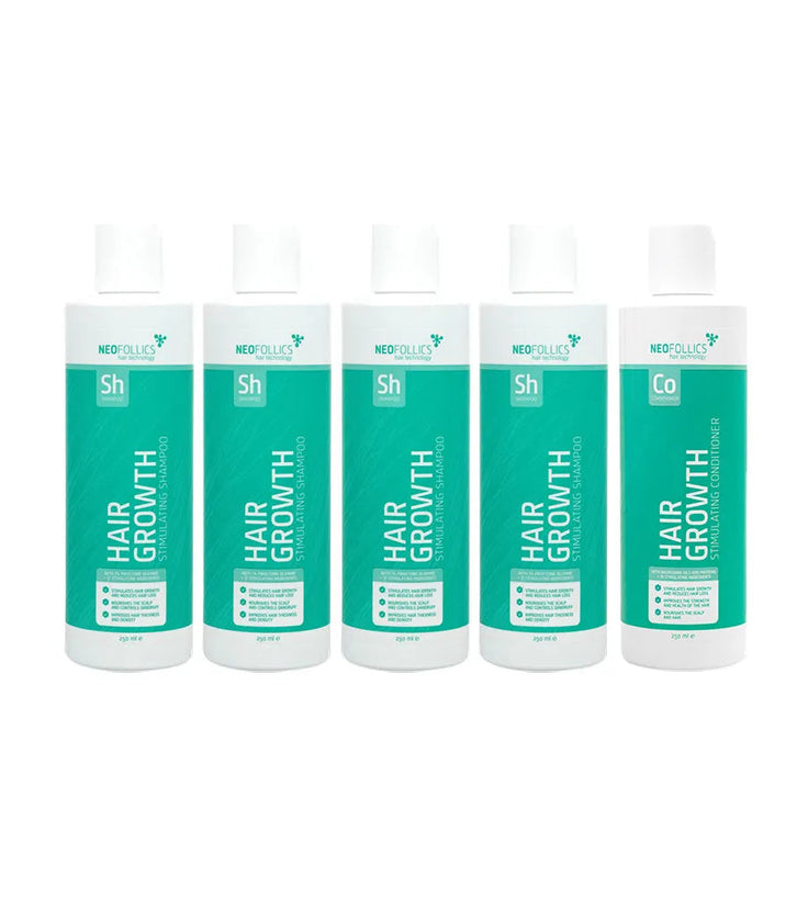 4x Neofollics shampoo + gratis conditioner