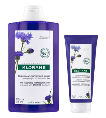 Klorane zilvershampoo + conditioner Klorane zilvershampoo + conditioner