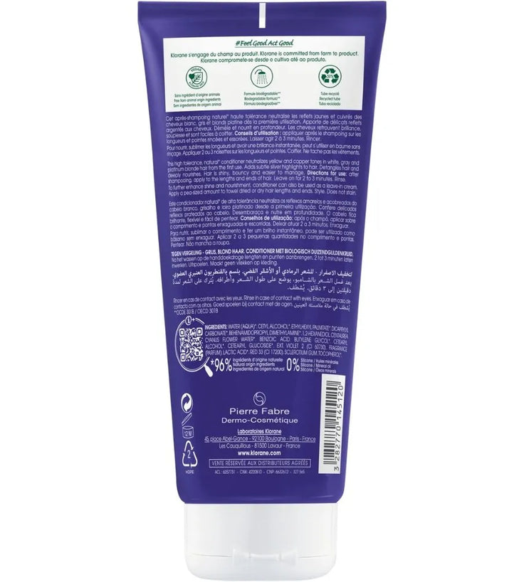 Klorane zilvershampoo + conditioner