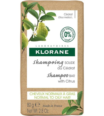 Klorane shampoobar Cederappel - vet haar (80 gr) Klorane shampoobar Cederappel - vet haar (80 gr)