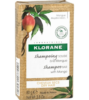 Klorane shampoobar Mango - droog haar (80 gr) Klorane shampoobar Mango - droog haar (80 gr)
