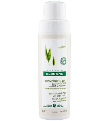 Klorane droogshampoo alle haartypes Havermelk - gasvrij (50 gr) Klorane droogshampoo alle haartypes Havermelk - gasvrij (50 gr)